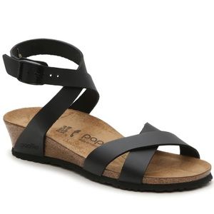 NWOT Papillo by Birkenstock Lola Wedge Sandals